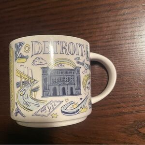 Starbucks Been There Series Detroit Michigan Ceramic Coffee Mug